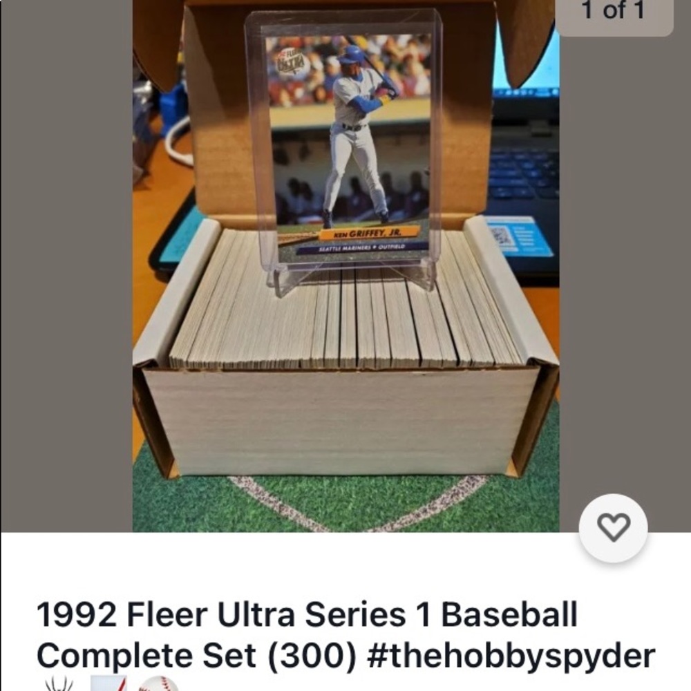 Fleer Ultra 1992 baseball ⚾️ series 1 300